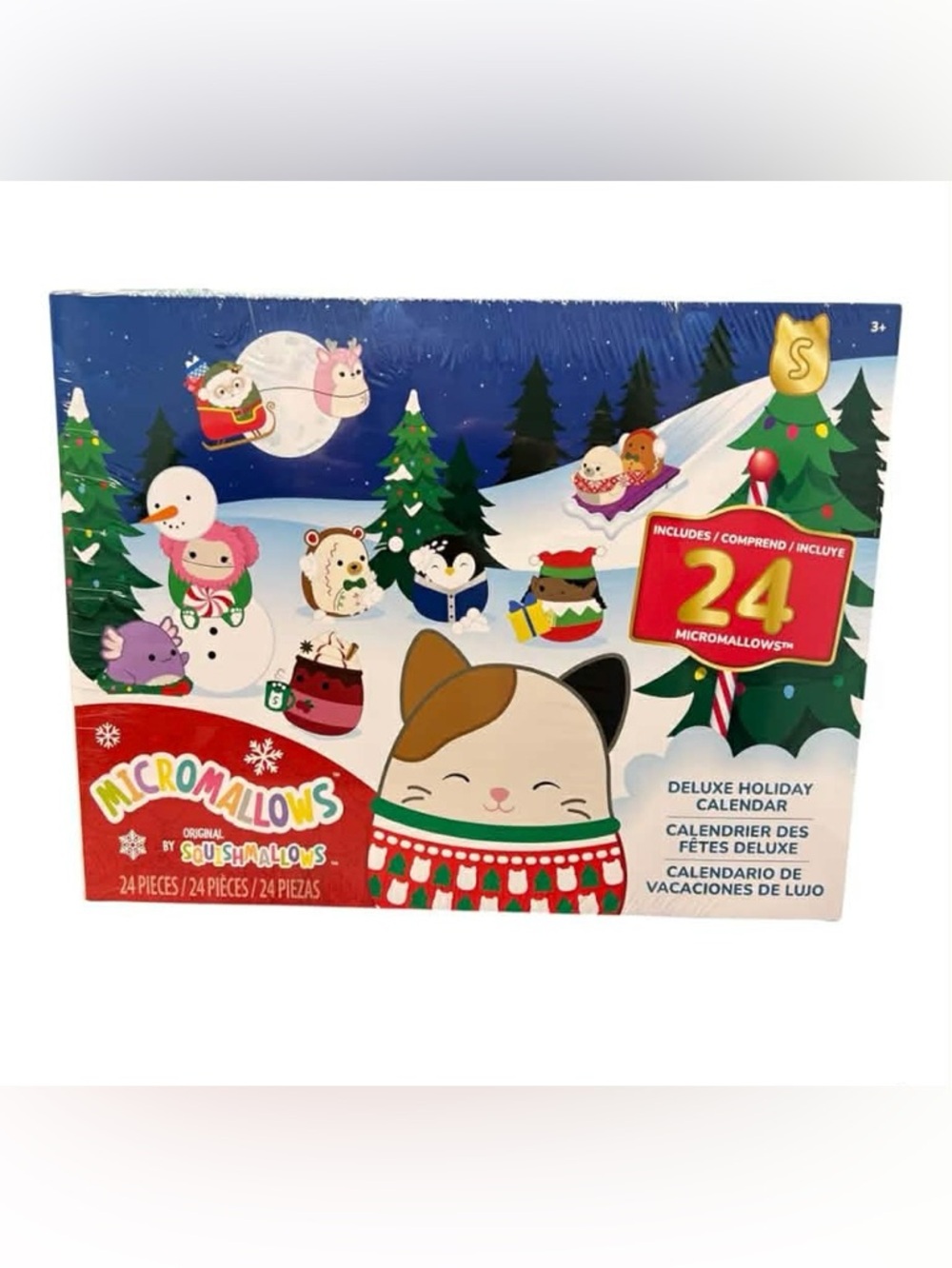 24 Squishmallows Micromallows Deluxe Holiday Calendar - 24 day Advent calendar